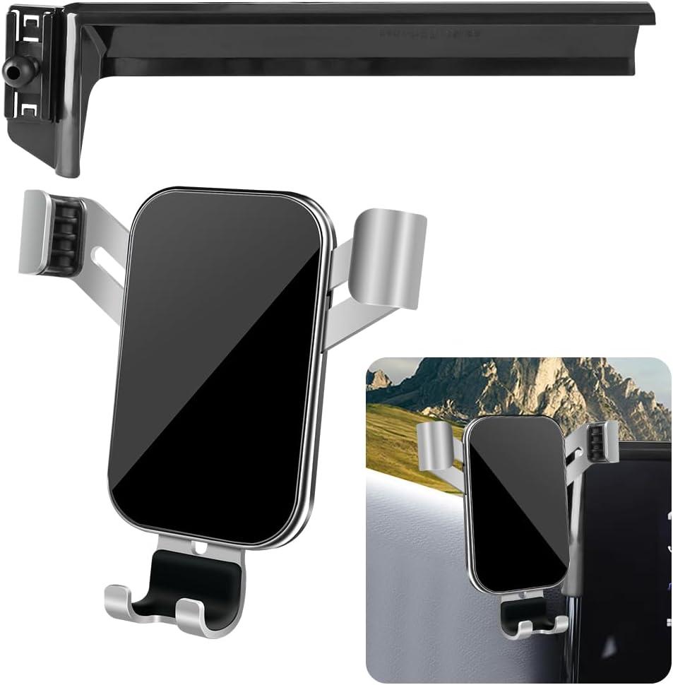 Car Phone Holder for Toyota Highlander 2020 2021 2022 2023 2024 2025 2026 Limited Platinum [ 12.3 inch Touch Screen ] Auto Interior Accessories Cell Phones Mount Cellphone Navigation Stand