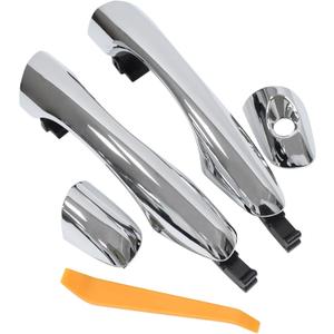 ApplianPar Front Driver and Passenger Side Exterior Door Handle Chrome for Kia Sorento 2016-2020