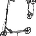 Scooters for Kids 8-12,Scooter for Teens Adults with 8-Inch Big Wheels Foldable Lightweight, 4 Adjustable Height Levels, 240 lbs Max Load Portable Scooter with Hand Brake