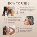 Batana Oil for Hair Growth, 100% Raw Organic Batana Oil for Hair Loss, for Dry, Damaged Hair, Eliminates Split Ends, Enhances Thickness & Increases Shine - 4.23 Oz