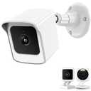 PEF Mount for All-New Wyze Cam V4 and V3, Weatherproof Protective Cover and 360 Degree Adjustable Wall Mount Solid Housing for Wyze V4 and V3 Outdoor Indoor Smart Home Camera System (White, 1 Pack)