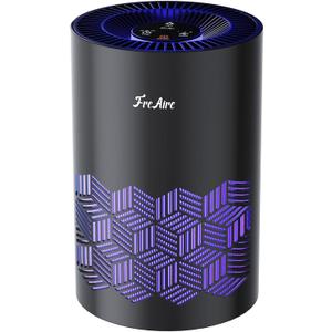 FreAire Air Purifiers for Bedroom, Air Purifiers for Home with Lights, HEPA Air Purifier Removes Dust Smoke Pollen Dander Smell, for Home/Pets/Bedroom