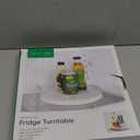 YouCopia FridgeView Fridge Turntable, Lazy Susan Organizer for Refrigerator Storage, 11 , White