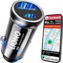 2026 NEW Car GPS Tracker for Vehicles, Hidden Vehicle Tracker Device with Rechargeable Battery, Compatible with iOS & Android, Anti-Theft Car Locator, Parking Finder, No SIM Card, No Monthly Fee