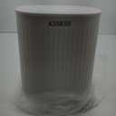 1.8 Gallons Small White Bathroom Trash Can with Lid, Slim Bathroom Garbage Bin, Removable Liner Bucket, Dog Proof Trash Can with Pop-Up Lid for Bedroom,Toilet