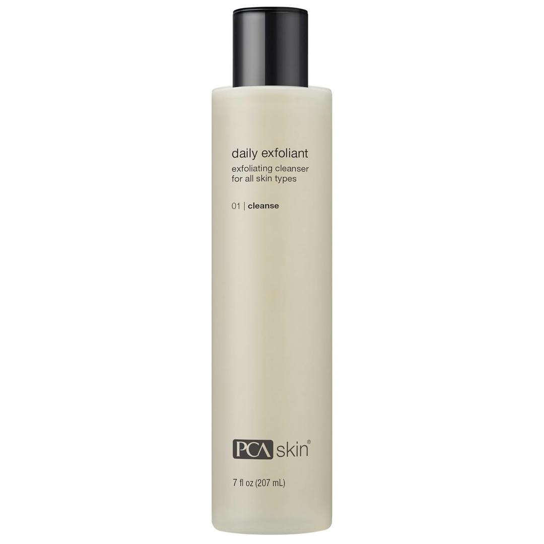 PCA SKIN Daily Face Exfoliant Cleanser, Moisturizing Face Wash, Gently Cleanses Dirt, Debris, and Other Impurities From Skin, Facial Cleanser Made with Renewable Exfoliants, 7.0 oz Bottle
