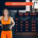 Waist Trainer for Women  Adjustable Waist Cincher & Ab Trimmer Belt with Hook-and-Loop Straps | Tummy Control Body Shaper with Double Compression for Core & Back Support Black (L)