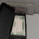 YUNZII B75 PRO Wireless Mechanical Keyboard,75% Layout with Knob,Hot Swap Gasket Structure,Creamy Pre-lubed Switches,RGB Backlit,Bluetooth/Type-C/2.4G for Win/Mac (Matcha Green, Milk Switch)