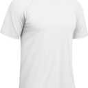 TACVASEN Men's Rashguard Shirts Short Sleeve UPF 50+ Sun Protection SPF T-Shirt Quick Dry Fishing Swim Athletic Tops (Yellow, XL)