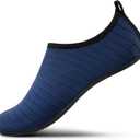 SEEKWAY Water Shoes Women Men Adult Quick-Dry Aqua Socks Barefoot Non Slip for Beach Swim River Pool Lake surf Black SK002(U)