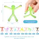 30 Pcs Humanoid Magnetic Toys Colorful Fidget Toys for Adults Hobbies Crafts Cute Novelty Man Fridge Magnets Men Refrigerator Magnets for Refrigerator, Door, Office Fun(Funny Style)