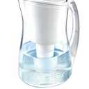 Brita Medium 8 Cup Water Filter Pitcher with 1 Standard Filter, BPA Free – Marina, White