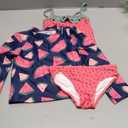 Simple Joys by Carter's Baby-Girls 3-Piece Assorted Rashguard Sets (4T, Watermelon)