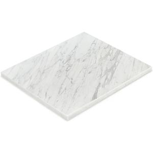Diflart Natural Marble Pastry Board for Kitchen, 16x20 Inch, White, Stone Cutting Board Large for Dough Chocolate, Carrara Bianco, Marble Slab Christmas Thanksgiving Gift