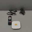 Android 14 TV Box 2025, LEFFOT M2 Plus 4K UHD Streaming Device for TV, with Google Play, Voice Remote, 2.4G&5G WiFi 6, BT 5.4, HDR10, 3D, Smart TV Box for Home TV Netflix YouTube (4GB-128GB)