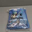 Princess Dress for Girls | Sparkly Cape & Crown | Ages 3-10 | Birthday, Halloween, Party Costume (3-4 Years, White and Blue)