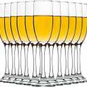 C CREST Set of 12, Champagne Glasses, 6 Ounce Champagne Flute, Lead-free Drinkware, Clear