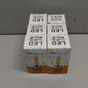 Beonllay LED Light Bulbs 40 Watt Equivalent E26 LED Bulb 4W Dimmable Frosted Globe Light Bulbs, 2700K Warm White G16.5 Light Bulb, 6 Pack