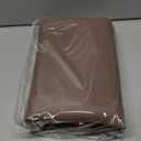 TRZZ Silicone Waterproof Under Sink Mat 34" x 22", Drip Tray and Cabinet Liner for Kitchen and Bathroom, Prevents Water Damage and Organizes Cabinets (Brown)