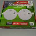 First Alert SMCO210V Precision Detection, 10-Year Battery Smoke and Carbon Monoxide Alarm, 2-Pack