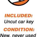 Replacement Ignition Transponder Uncut Key Compatible with ID 13 (2 Pack)