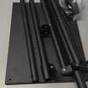 Projector Stand, 33LB Load Bearing & 22-55" Height Adjustable, for Projector/Laptop/DJ Gear, Outdoor/Office/Studio - Stable Base (Black)