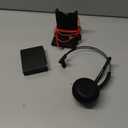 Bluetooth Headset - Wireless Headset with Noise Cancelling Microphone, V5.2 Computer Headphones with USB Dongle, Charging Base & Mic Mute for Work/Call Center/PC/Laptop/Online Class/Zoom (Black)