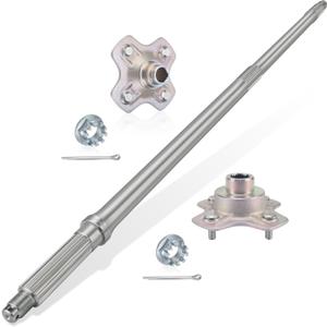 M MATI Rear Axle Shaft & Rear Left&Right Wheel Hub for Honda Rancher 420 Foreman 500 Foreman 520 2x4 4X4 TRX420 TRX500 TRX520 42311-HR3-A20 42610-HR3-A20 42620-HR3-A20