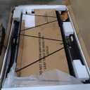 Signature Design by Ashley Cabalynn Farmhouse Dining Extension Table with 1 Removable Center Leaf, Light Brown