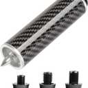 KONLLEN Pool Cue Extension 2'' 3'' 4'' 6'' 8'' 12'' Carbon Fiber Billiard Cue Extension Billiard Accessories for Pool Sticks