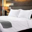 Utopia Bedding Bed Pillows for Sleeping King Size (White), Set of 2, Soft & Fluffy Pillow with Down Alternative Filling, Cooling, Hotel Quality, Gusseted Pillow for Back, Stomach or Side Sleepers