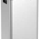 SONGMICS Motion Sensor Trash Can, 18-Gallon (68L) Automatic Kitchen Garbage Can with Stay-Open Lid, Soft Close, Stainless Steel, 15 Trash Bags Included, Metallic Silver ULTB630E68