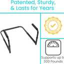 Vive Stand Assist - Mobility Standing Aid Rail for Couch, Chair - Assistance Handle for Patients, Elderly, Seniors and Disabled - Safety Grab Bar for Sitting, Sofa, Home - Adjustable, Portable Device
