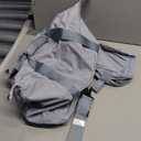 Expandable Travel Duffle Bags Weekender Overnight Bags for Women Men Hospital Bag for Women Labor Delivery with Toiletry Bag Waterproof (Large, Light Blue)