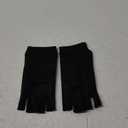 Copper Arthritis Compression Gloves Women Men Relieve Hand Pain Swelling and Carpal Tunnel Fingerless for Typing, Support for Joints, Large (Large (1 Pair), Black)