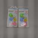 Silicone Straw Lid Covers, Universal Silicone Straw Toppers, Dust-Proof Secure Covers For Parties, 12 Pack Flowers