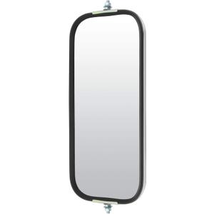 RETRAC 610226 7 x 16-Inch Stainless Steel Rib-Back West Coast Mirror Head, Universal Driver or Passenger Side
