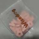 Wisedog Dog Charms for Collar, Pink, 25MM | 30 Pcs, Silicone Letter Charms, Waterproof Alphabet Pet ID, For Dog Cat Collars, DIY Personalized Name Pendant