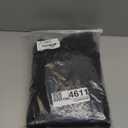 ANRABESS Women Swimsuit Crochet Swim Cover Up 2026 Summer Bathing Suit Swimwear Mesh Knit Beach Dress Vacation Outfits (Medium, Black)