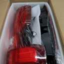 Halogen Tail Lights Assembly Fit Chevy Silverado 1500 2019 2020 2021 2022 2023 2024 2025 Chevrolet 2500 3500 HD 2500HD 3500HD Rear Brake Back Up Lamp Taillight Lens Left Driver Right Passenger