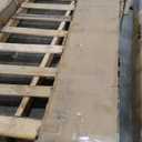 Full Size Upholstered Daybed with Twin Size Trundle, Upholstered Tufted Sofa Bed with Button Backrest and Copper Nail Decorated Arms, Solid Wood Daybed for Living Room, Bedroom