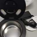 Dental Ultrasonic Retainer Cleaner Machine - 45kHz Dental Cleaning Pod with 4 Modes, Digital Timer & 200ML Capacity for Denture, Mouth Guard, Aligner, Night Guard, Braces, Toothbrush Head & Jewelry (Black)