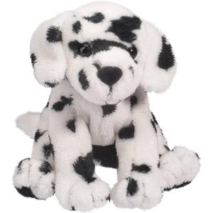 Douglas Checkers Dalmatian Dog Plush Stuffed Animal Toy  5-Inch Soft Cuddle Puppy  Realistic Black & White Spots  Kids Gift & Collectible Plush