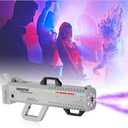 Smoke Gun for Party, 1500W Handheld Fog Machine Cannon with Color - Changing Lights, Perfect for Spooky Halloween, Stage Shows and Club Night