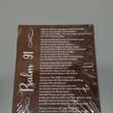 Catholic Psalm 91 Wall Art - Bible Verse Prints Scripture Wall Art, Inspirational Christian Wall Decor For Home Office, Religious Psalm 91 Plaque Wooden Hanging Sign, Prayer Room Decor