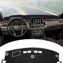 FIILINES Dash Cover for Chevrolet Suburban/Chevrolet Tahoe/GMC Yukon 2021-2024 (Not for GMC Yukon Denali), Dashboard Mat Cover Car Accessories Sunshade Nonslip Mesh Protector No Glare Black
