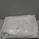 Full Size Bed Skirt 600 TC Egyptian Cotton 18 Inch Drop Easy Fit - Bed Skirt for Full 54x75 Inch Beds - Center & Corner Pleats, White Solid