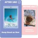 TORONTOKYO 100ct Magnetic Card Holders for Trading Cards, 35PT One Touch Card Holder, Card Protector Hard Plastic for Baseball Football Sports and Game Cards