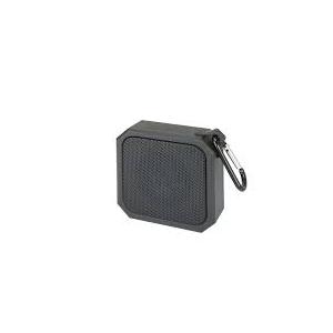 iLive Portable IPX4 Water-Resistant Magnetic Bluetooth Speaker with Lanyard Loop - Black