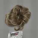 Juvabun Auburn Messy Bun Hair Piece for Women  Curly Hair Extensions, Instant Volume Hair Bun Maker, Synthetic Updo Hairpiece for Thin Short Hair, Natural Blend Messy Bun Extension